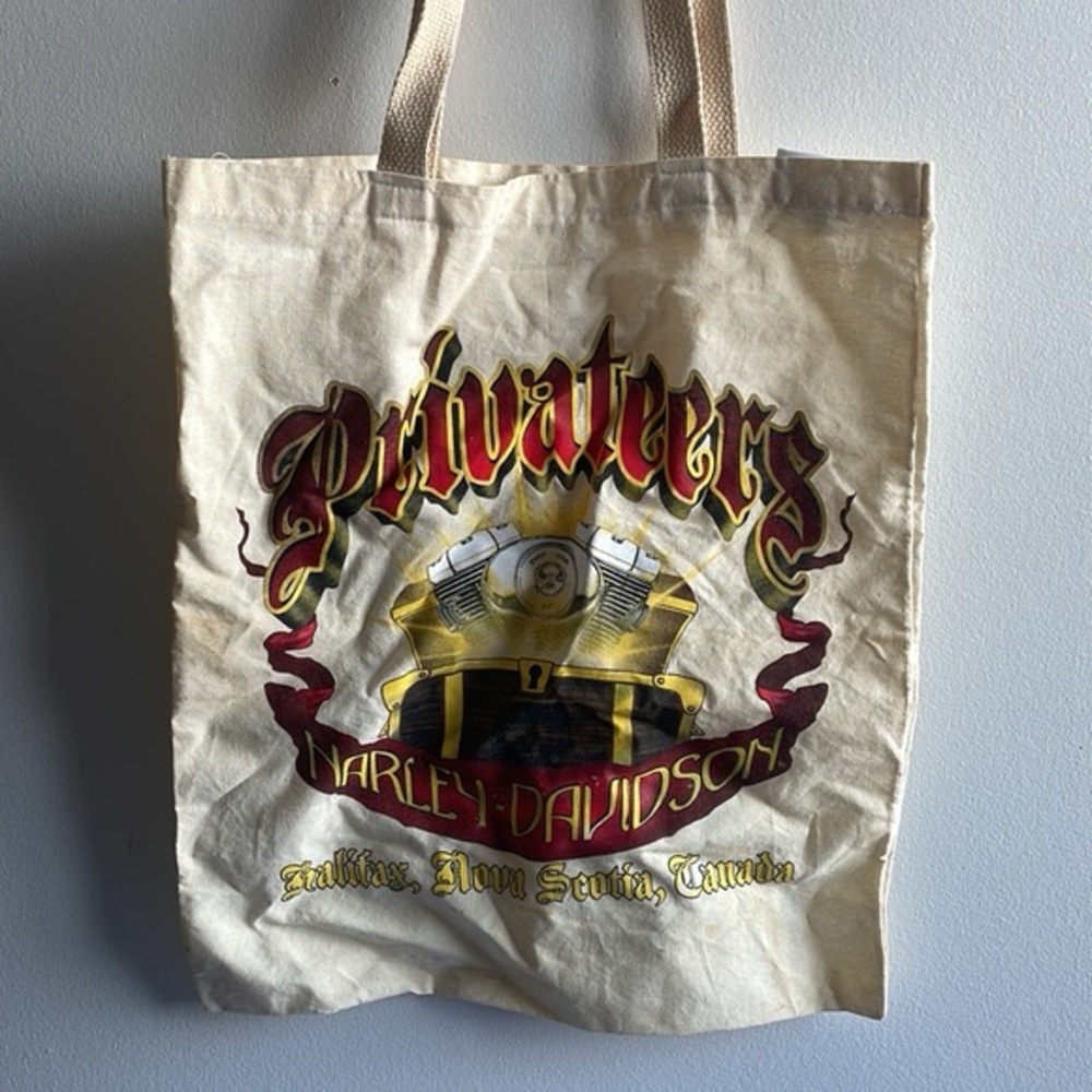 Harley-Davidson Canvas Tote Bag - Picture 3 of 8